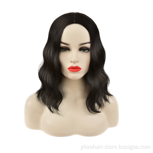 Fashion Men Wigs Brown Black Man Wig Short Synthetic Wig Natural for Men DHL Soft FEDEX French Hair Style TNT Technique EMS grey